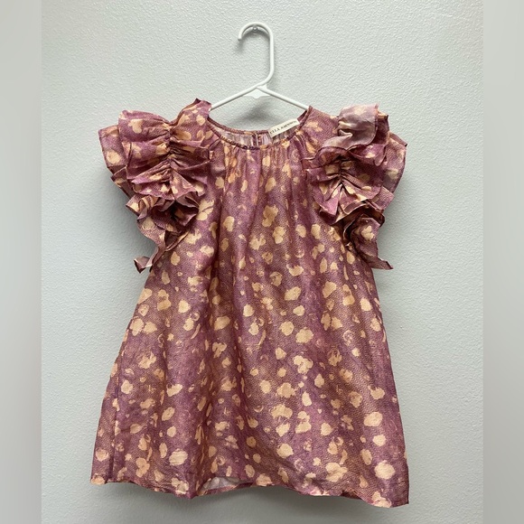 Lavender Dot Print Manon Top - Picture 3 of 7